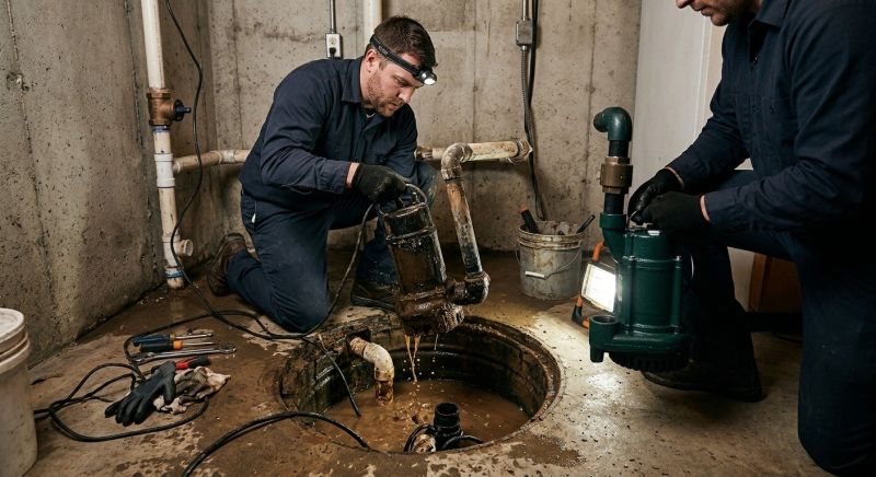 Sump Pump Replacement in Monroe, NC